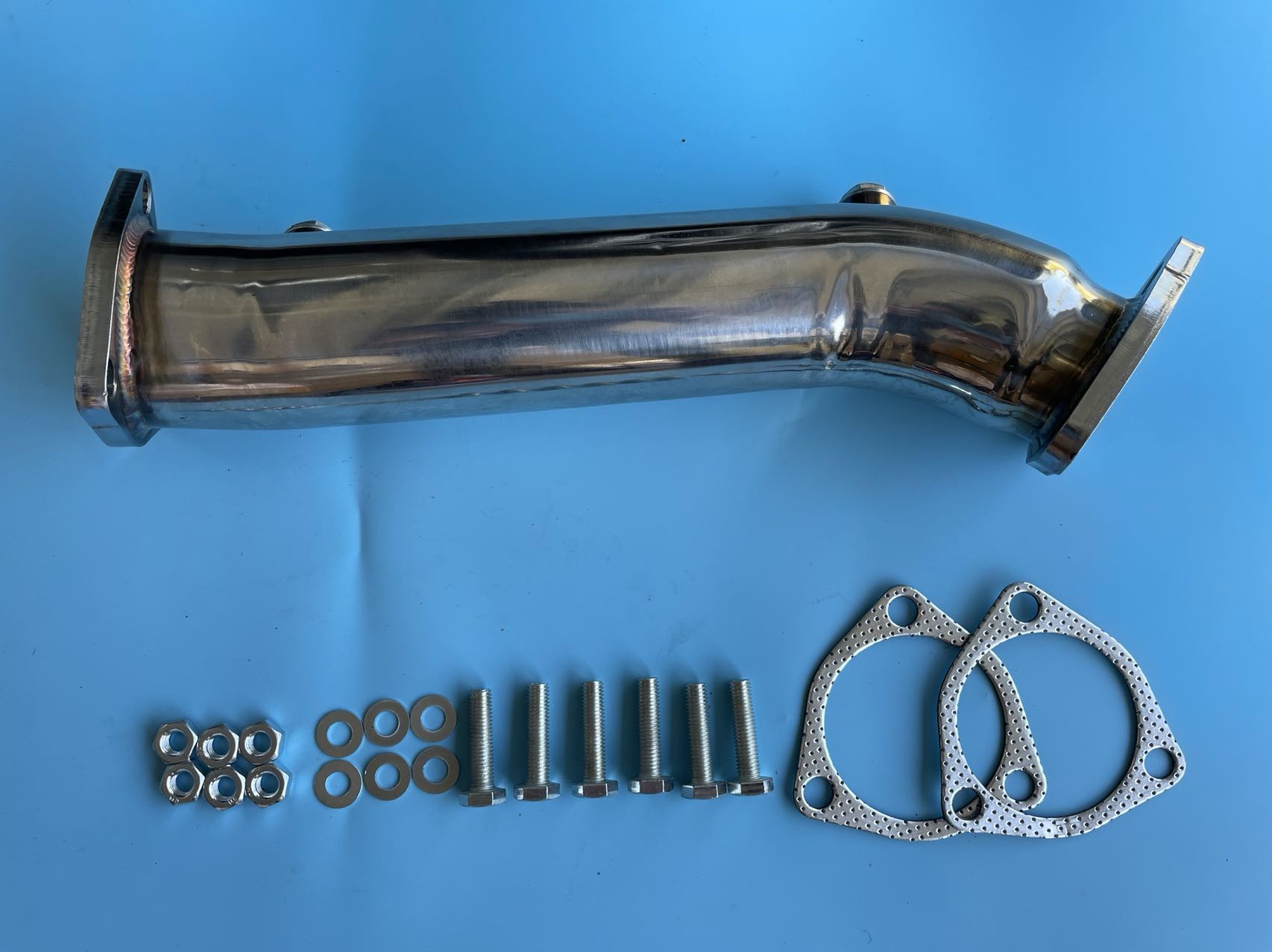 LUXMA Exhaust Down Pipe Kit for 1997 to 2005 Audi A4 B5 B6 1998 to 2 Luxma Performance
