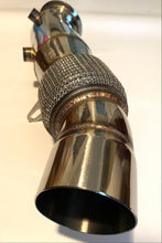 Load image into Gallery viewer, LUXMA 4" Downpipe for BMW 535i 640i X5 X6 F10 F11 F07 F12 F15 F16 N55 Engine