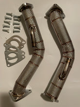 Load image into Gallery viewer, LUXMA Upgraded Exhaust Down Pipe test pipe for 370Z G37 Q50 Q60 VQ37HR downpipe
