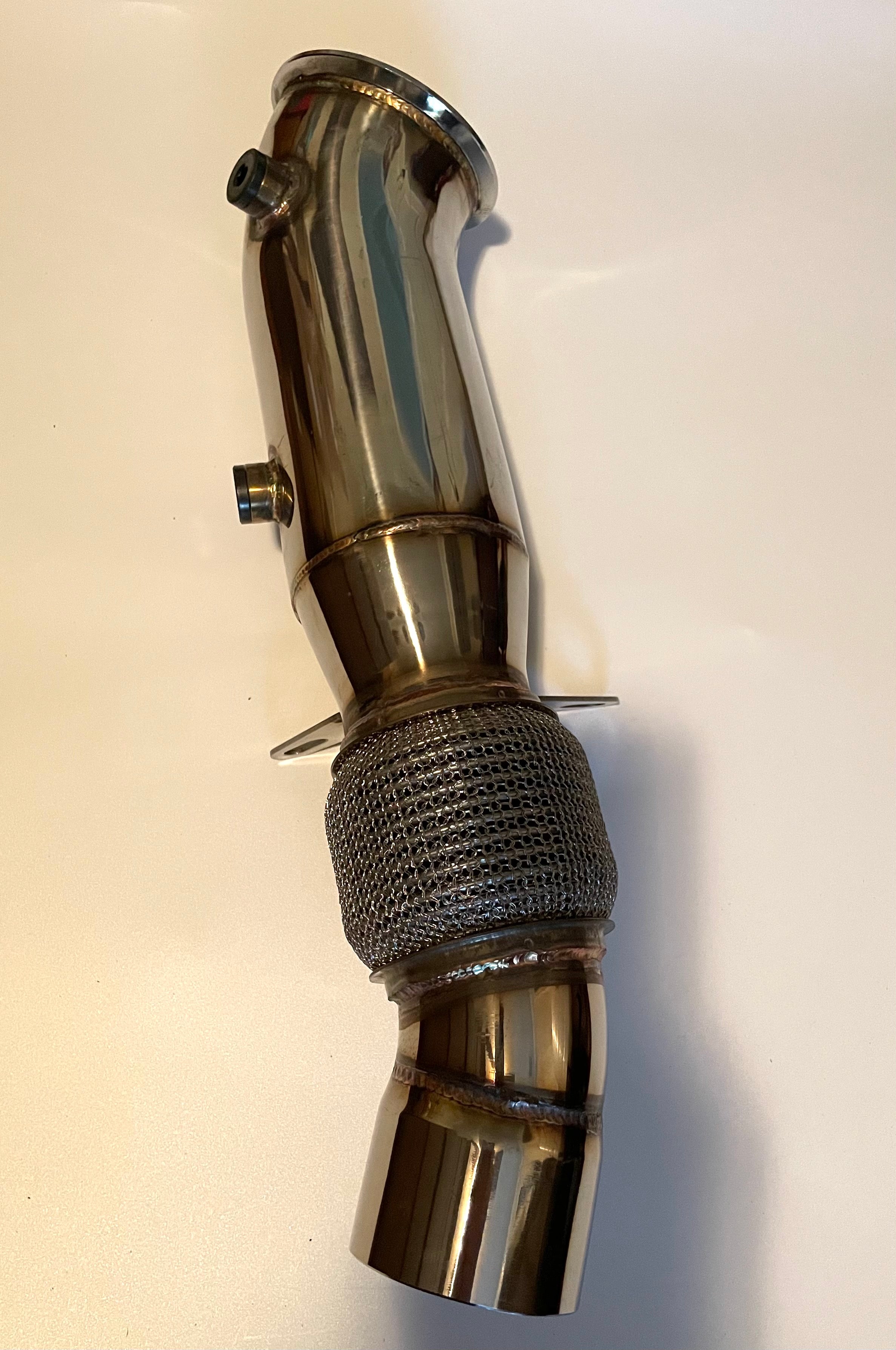 LUXMA 4" Downpipe for BMW 535i 640i X5 X6 F10 F11 F07 F12 F15 F16 N55 ...